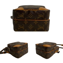 LOUIS VUITTON Louis Vuitton Amazon Monogram Leather Shoulder Bag Pochette Brown 26136