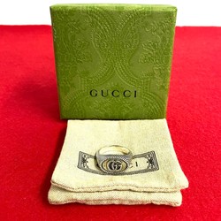 GUCCI Gucci Double G GG Marmont Silver 925 Ring for Men and Women, 23355