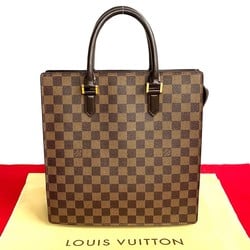 LOUIS VUITTON Venice PM Damier Leather Tote Bag Handbag Brown 43683