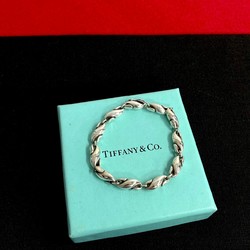 TIFFANY&Co. Tiffany Elsa Peretti Silver 925 Chain Bracelet Bangle 26788