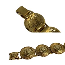 VERSACE Medusa coin motif bracelet bangle gold p0025