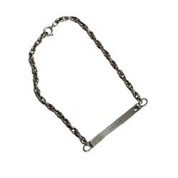 TIFFANY&Co. Tiffany Silver 925 Chain ID Bracelet Bangle for Women and Men, 42051
