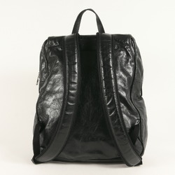 GUCCI Interlocking G Double Flap Leather Backpack (575823 493075) Black Luxury