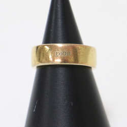 Christian Dior Ring Size: M (11-12) Charm CD NAVY Gold Luxury