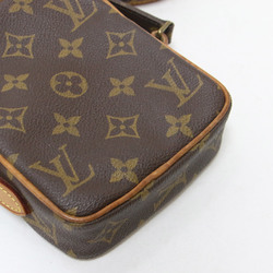 LOUIS VUITTON Louis Vuitton Bag Shoulder Pochette Brown Monogram Danube M45268 Beautiful Women's Luxury Fen