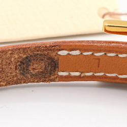 Hermes Bracelet API III Natural Leather Bangle Women's HERMES