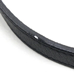 Salvatore Ferragamo Shoulder Bag AU-22 4720 Black Satin Leather Ribbon Women's