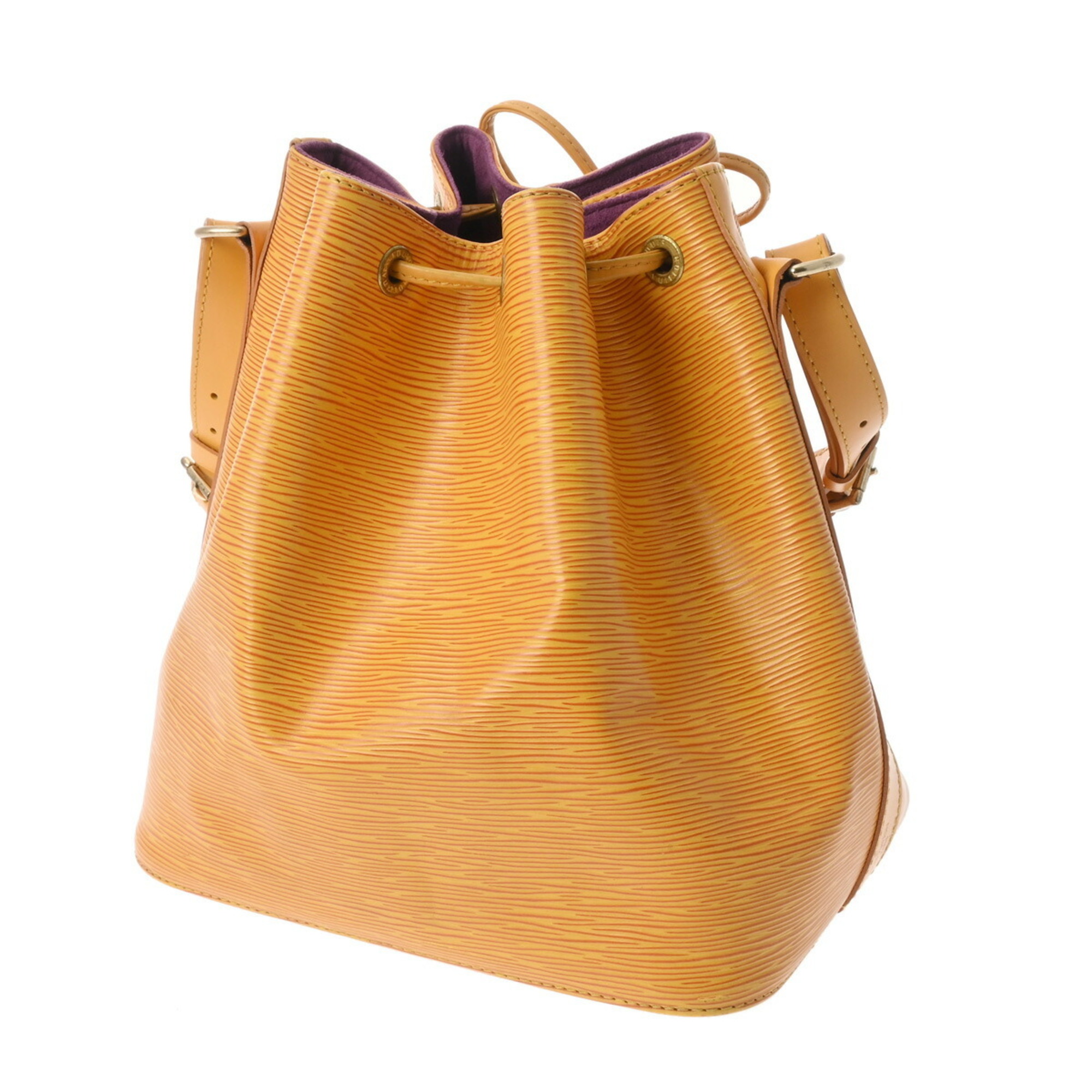 LOUIS VUITTON Louis Vuitton Epi Petit Noe Handbag / Purple M44109 Unisex Leather Shoulder Bag