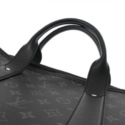 LOUIS VUITTON Louis Vuitton Monogram Eclipse Weekend Tote NM Black/Grey M30937 Men's Taiga Rama Bag