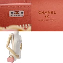 CHANEL Chanel Chain Vanity Pink - Women's Lambskin Shoulder Bag