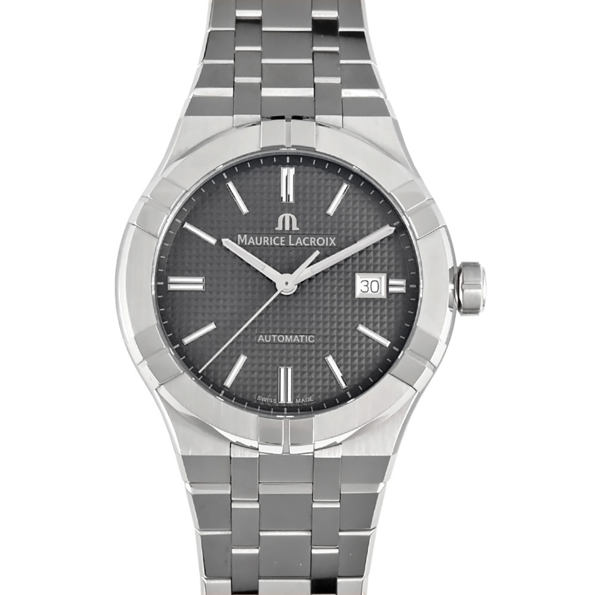 Maurice Lacroix AI6008 Icon Automatic Watch, Automatic, Grey Dial, Men's, ITL3CUW4FDQ8