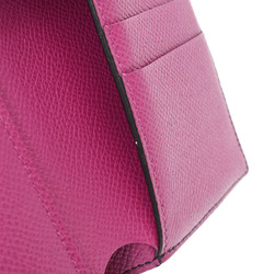 HERMES Combine Medium Verso Wallet Blue Indigo/Rose Purple - C Stamp (around 2018) Women's Epsom Leather Tri-fold