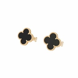 VAN CLEEF & ARPELS Alhambra Onyx - Women's 18k Yellow Gold Earrings