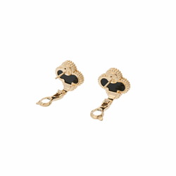 VAN CLEEF & ARPELS Alhambra Onyx - Women's 18k Yellow Gold Earrings