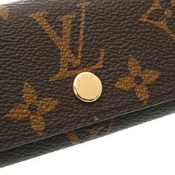 LOUIS VUITTON Louis Vuitton Monogram Multicle 4 Brown M69517 Unisex Canvas Key Case