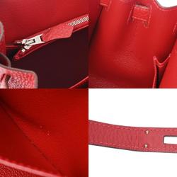 HERMES Hermes Gypsiere 28 Rouge Kazak Palladium hardware - □Q stamp (around 2013) Women's Taurillon Clemence shoulder bag