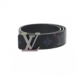 LOUIS VUITTON Louis Vuitton Monogram LV Light Reversible Santur Size 85cm Black x Multicolor M0727 Men's Leather Belt