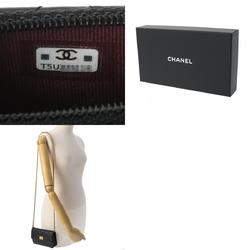 CHANEL Chanel Matelasse Flap Phone Case 2.55 Black - Women's Leather Shoulder Bag