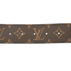 LOUIS VUITTON Louis Vuitton Monogram Belt LV Pyramid 40MM Brown/Black M0422T Men's Canvas