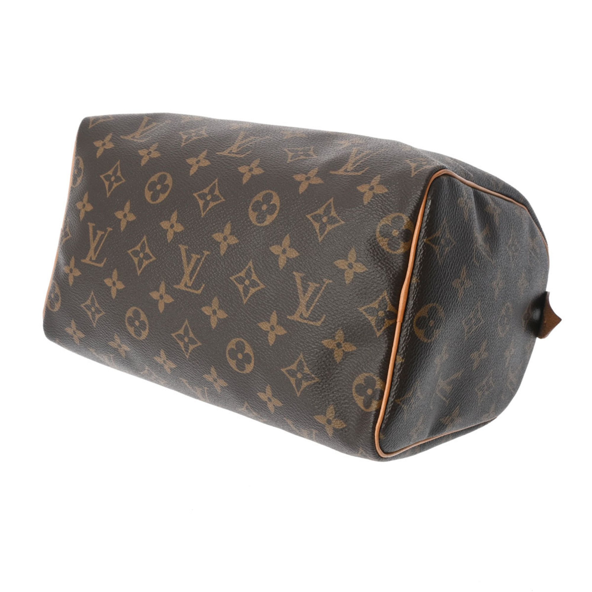 LOUIS VUITTON Louis Vuitton Monogram Speedy 25 Brown M41528 Women's Canvas Handbag