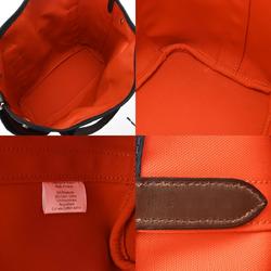HERMES Sac de Pansage Groom Navy/Brown/Orange - A stamp (around 2017) Women's canvas tote bag