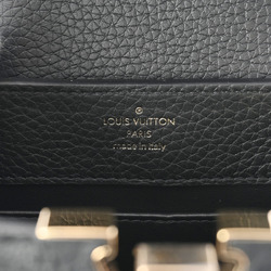 LOUIS VUITTON Capucines MINI Noir M56071 Women's Taurillon Leather Handbag
