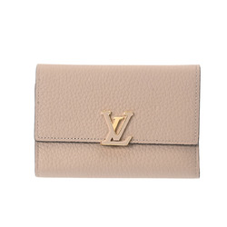 LOUIS VUITTON Louis Vuitton Portefeuille Capucines Compact Gale M62159 Women's Taurillon Leather Tri-fold Wallet