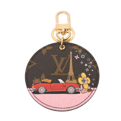 LOUIS VUITTON Louis Vuitton Porte Cle Illustre Vivienne Brown M68651 Unisex Monogram Canvas Keychain