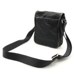 PRADA Prada Shoulder Bag Pochette Nylon Leather NERO Black 2VD770