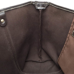 GUCCI GG Supreme Tote Bag Shoulder PVC Leather Dark Brown 197953