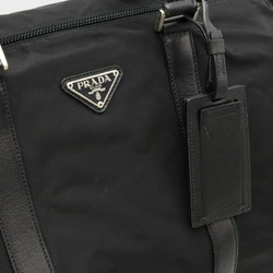 PRADA Prada Boston bag travel nylon leather NERO black