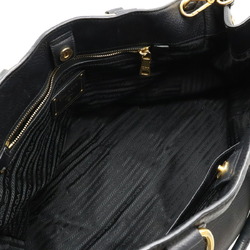 PRADA Prada Tote Bag Handbag Shoulder Leather NERO Black BN2104