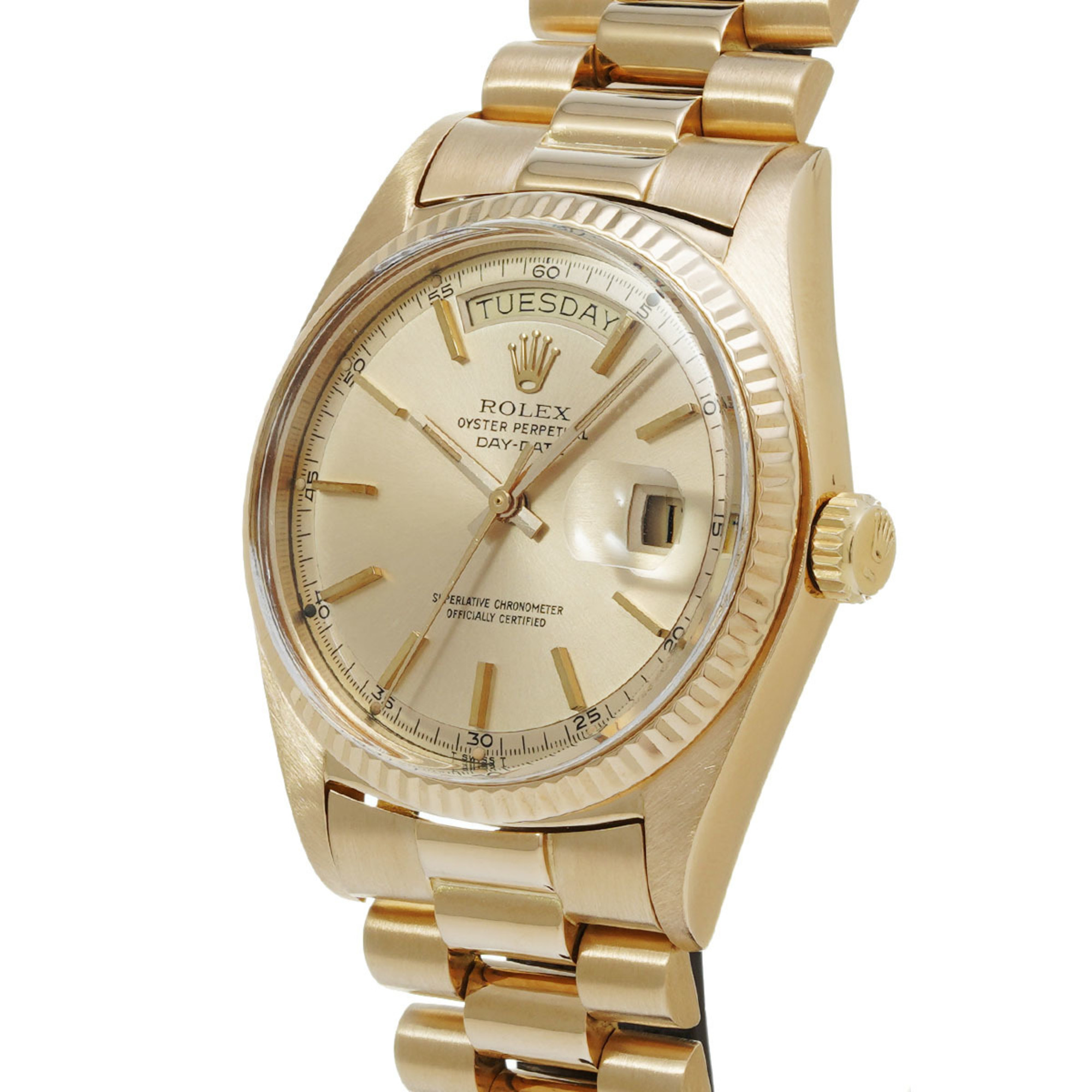ROLEX Rolex Day-Date 1803 Men's YG Watch Automatic Champagne Dial