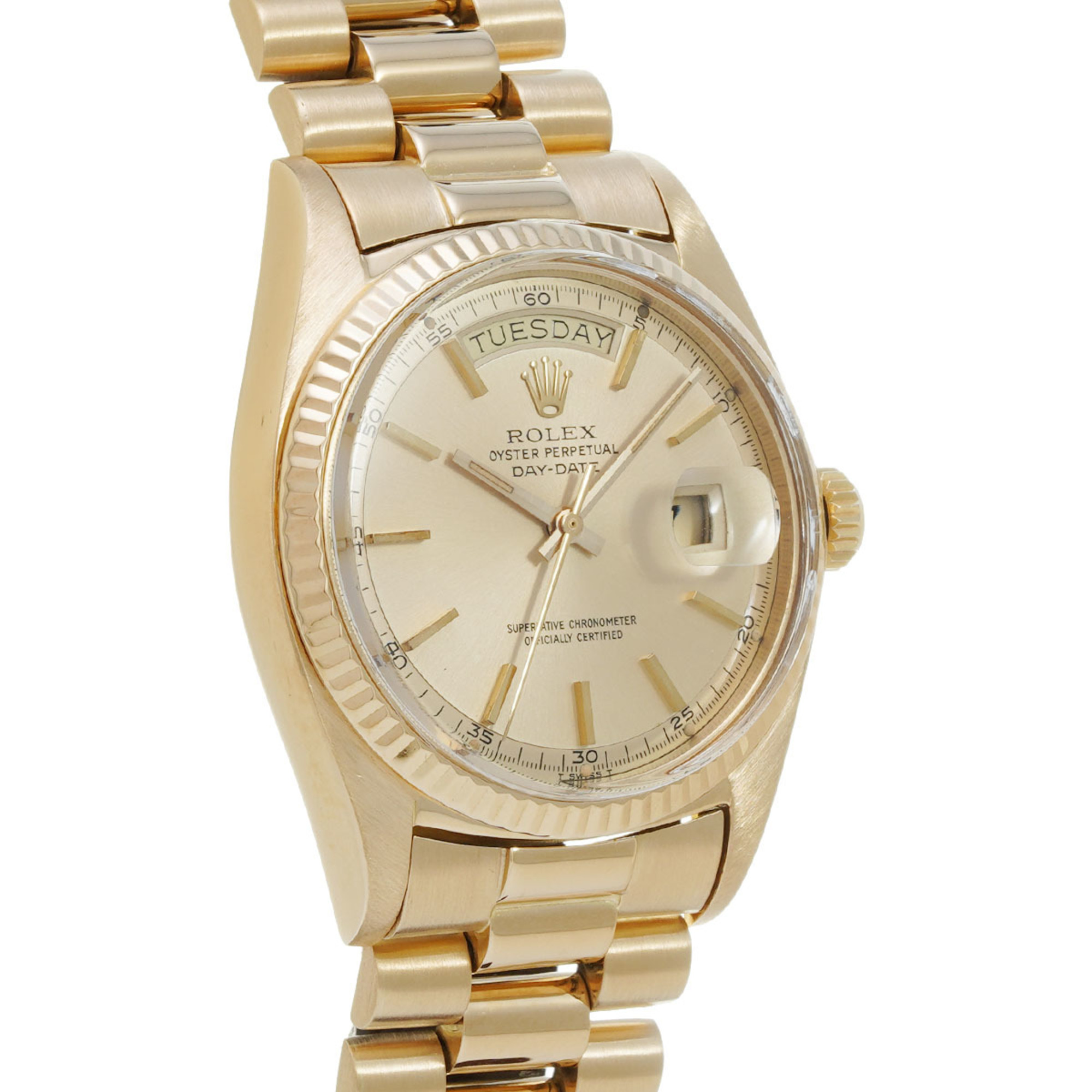 ROLEX Rolex Day-Date 1803 Men's YG Watch Automatic Champagne Dial