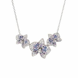 CARTIER Cartier Caresse d'Orchidépal Diamond - Women's K18 White Gold Necklace