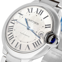 Cartier Ballon Bleu LM Watch, Automatic, Silver Dial, Men's IT3SAIUL9XCG