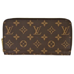 Louis Vuitton LOUIS VUITTON Zippy Wallet Round Monogram Canvas M41894 Rose Ballerine LM0199 Women's ITK7LAB0LKE0