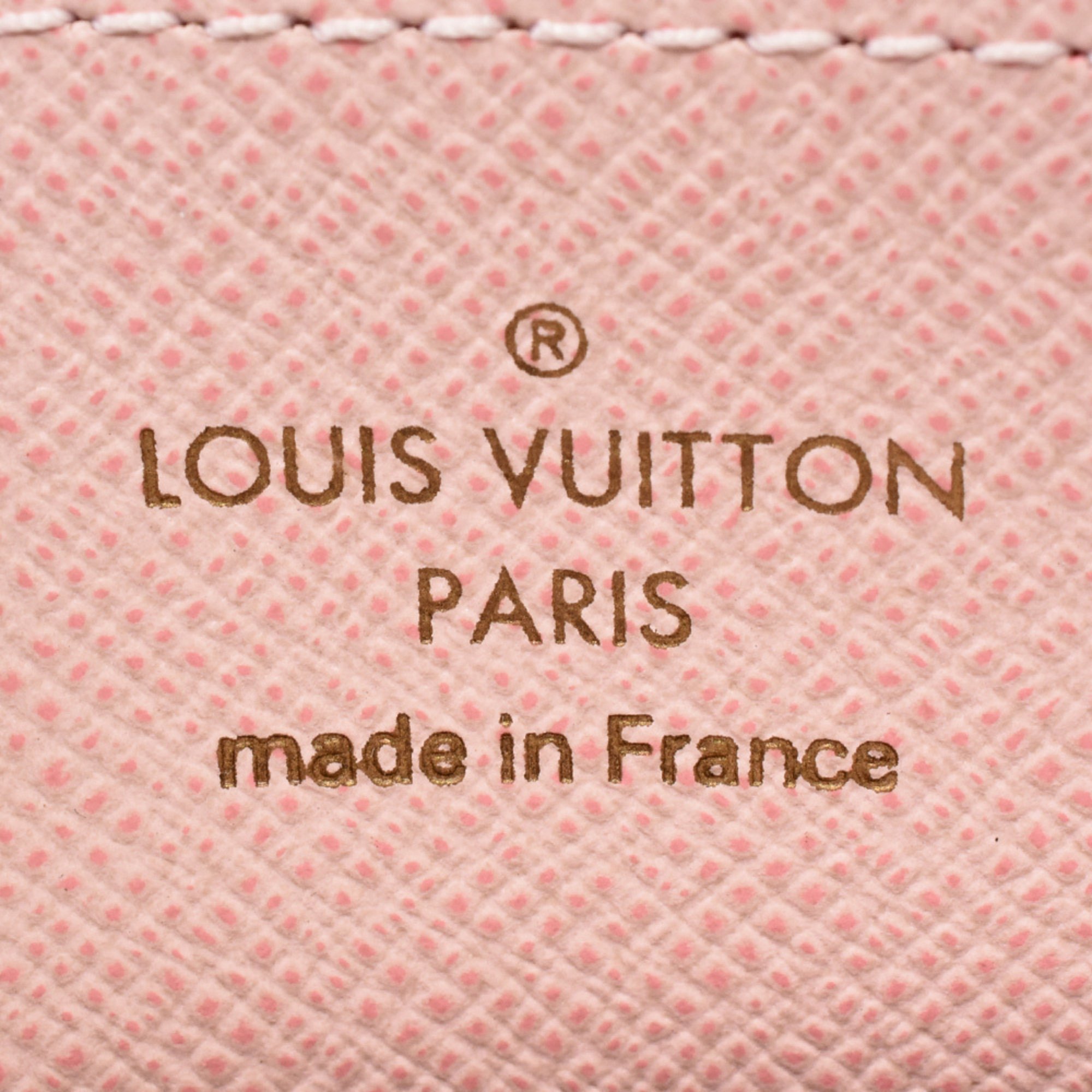 Louis Vuitton LOUIS VUITTON Zippy Wallet Round Monogram Canvas M41894 Rose Ballerine LM0199 Women's ITK7LAB0LKE0