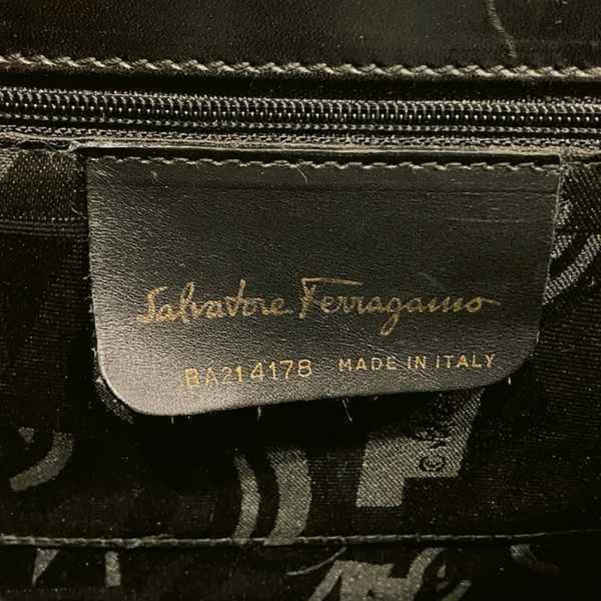 Salvatore Ferragamo Ferragamo Vara Ribbon BA214178 Leather Bag Handbag Women's