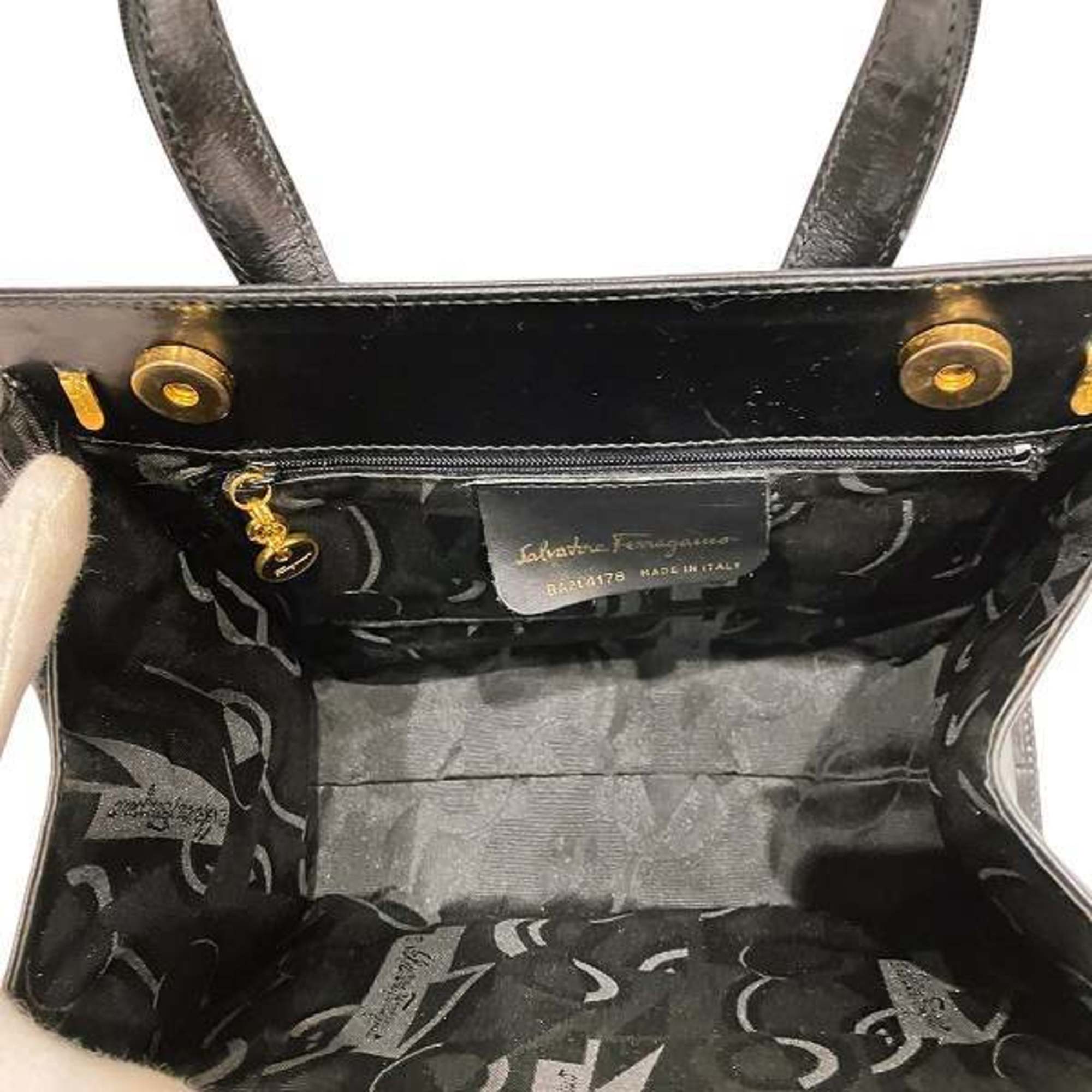 Salvatore Ferragamo Ferragamo Vara Ribbon BA214178 Leather Bag Handbag Women's