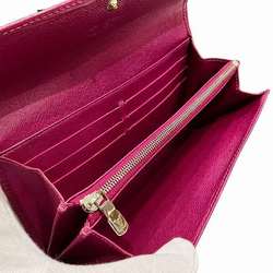 Louis Vuitton Epi Portefeuille Sarah M60317 Fuchsia Long Wallet for Women