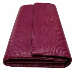 Louis Vuitton Epi Portefeuille Sarah M60317 Fuchsia Long Wallet for Women