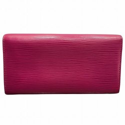 Louis Vuitton Epi Portefeuille Sarah M60317 Fuchsia Long Wallet for Women