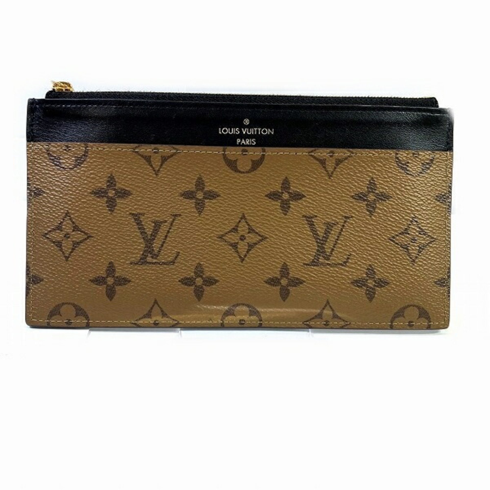 Louis Vuitton Monogram Reverse Purse M80390 Long Wallet Wallet/Coin Case Men's Women's