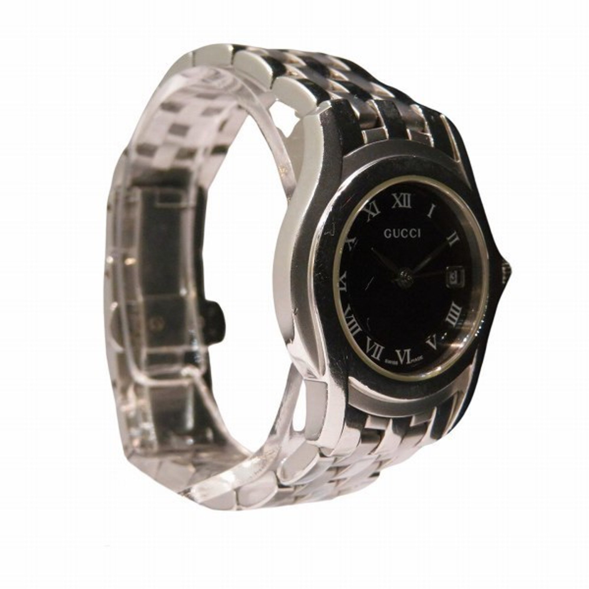 Gucci 5500L Quartz Black Dial Watch Women's