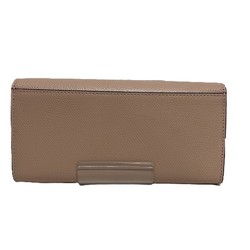 FURLA Continental Flap Wallet Beige Leather Long for Women