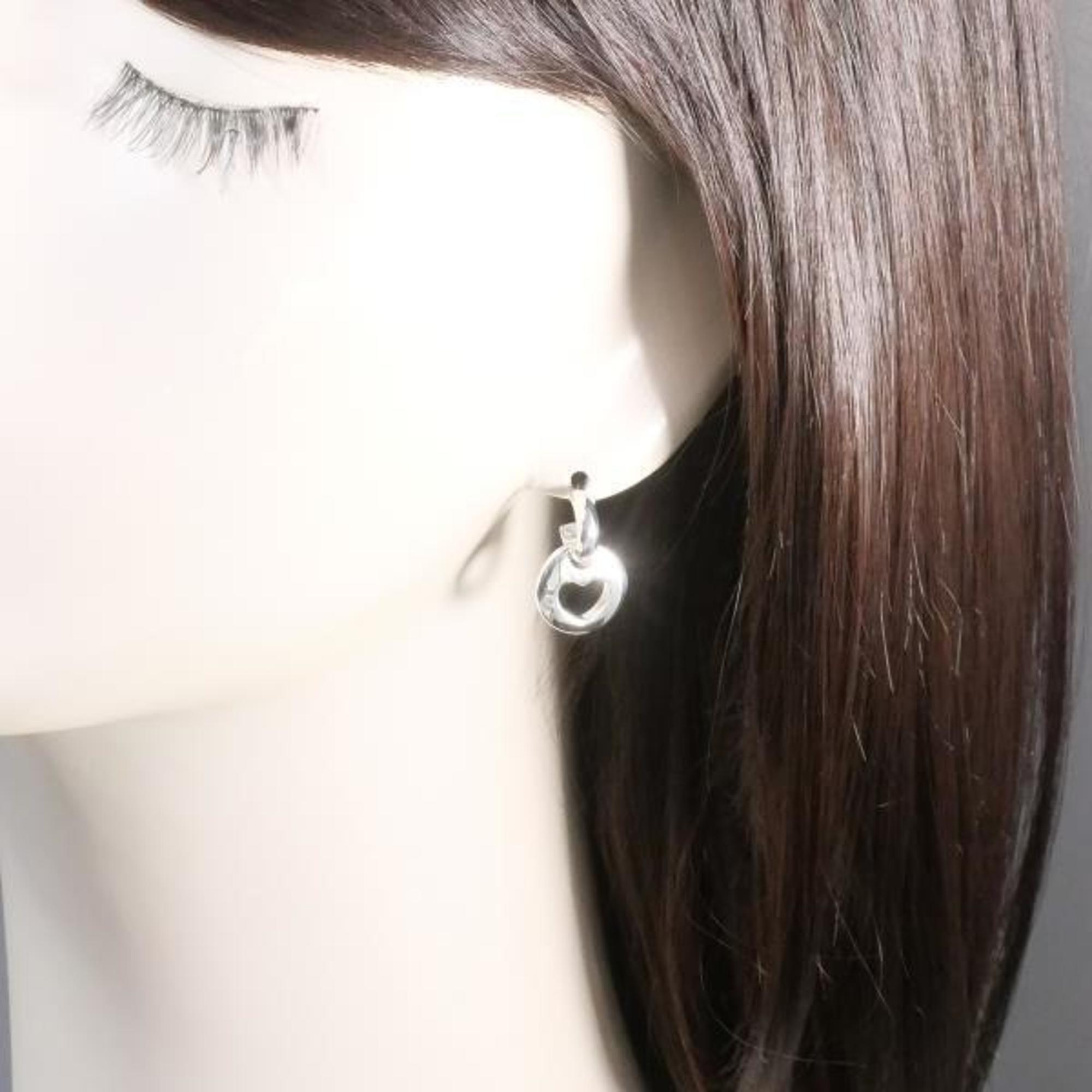 Tiffany Heart Silver Earrings Total weight approx. 8.0g