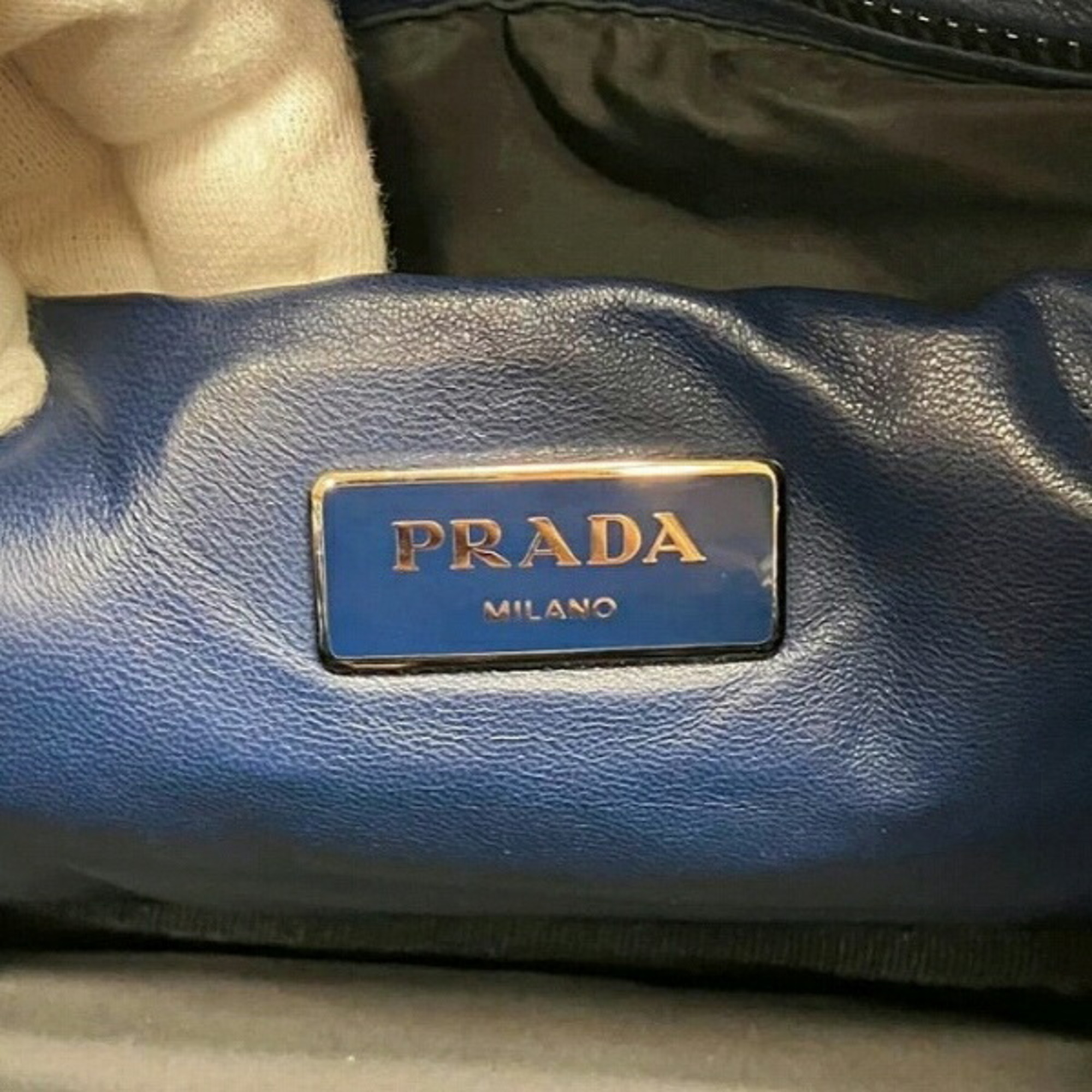 PRADA Nappa Bomber BN2647 2way Bag Handbag Shoulder Women's