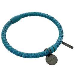 Bottega Veneta Bangle Light Blue Intrecciato ec-19881 Leather BOTTEGA VENETA Bracelet Women Men