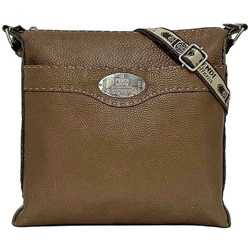 Fendi Shoulder Bag Brown Selleria 8BT092 ec-19875 Strap Leather FENDI Women's